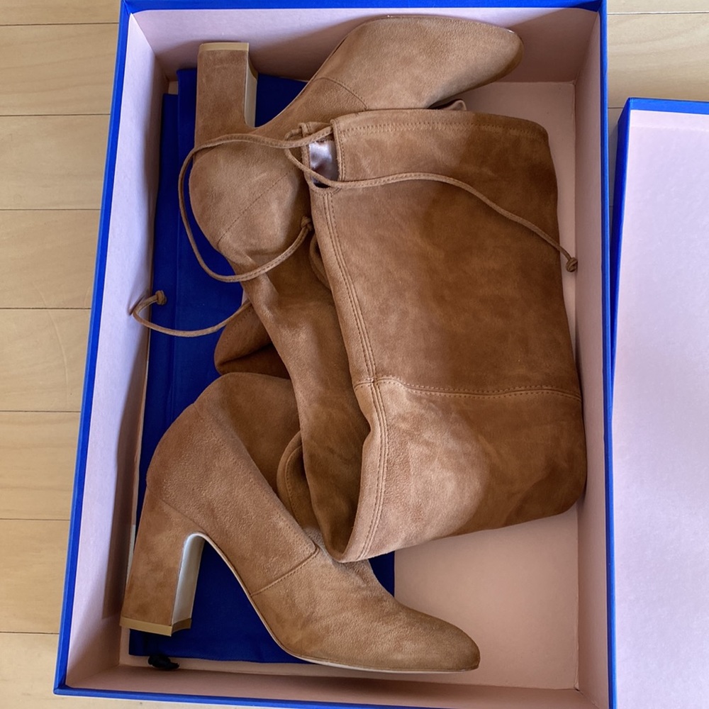 Stuart Weitzman brown over the knee boots